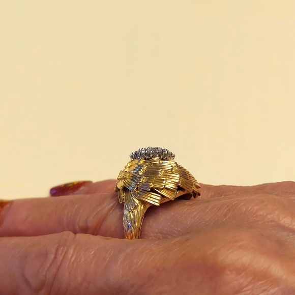 18K gold and diamond ring. - Picture 14 of 16